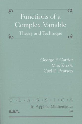 Tapa de Functions of a Complex Variable