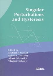 Tapa de Singular Perturbations and Hysteresis