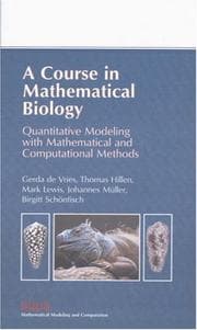 Tapa de A course in mathematical biology