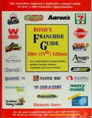 Tapa de Bond's franchise guide