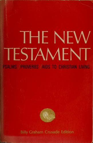 Tapa de New Testament; Psalms; Proverbs