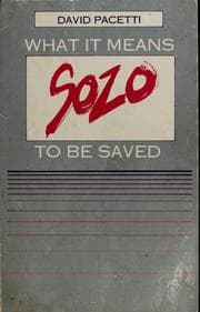 Tapa de Sozo-what it means to be saved