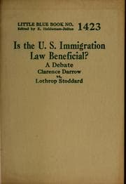 Tapa de Is the U.S. immigration law beneficial?