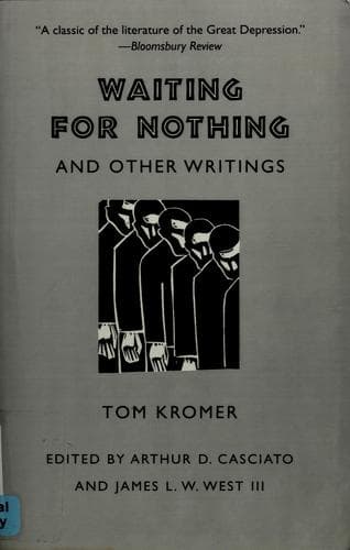 Tapa de Waiting for nothing, and other writings
