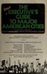 Tapa de The smart executive's guide to major American cities