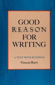 Tapa de Good reason for writing