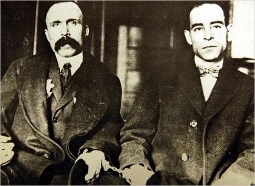Tapa de The Sacco-Vanzetti case