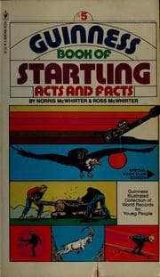 Tapa de Guinness book of startling acts and facts