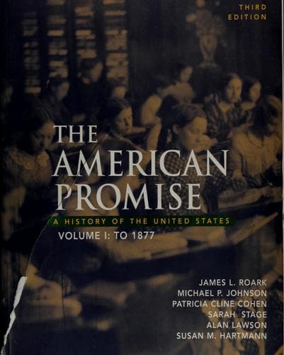 Tapa de The American promise