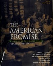 Tapa de The American promise