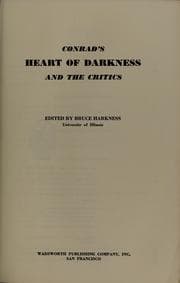 Tapa de Heart of darkness, and the critics
