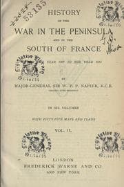 Tapa de History of the War in the Peninsula and in the South of France
