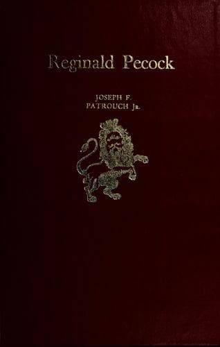 Tapa de Reginald Pecock