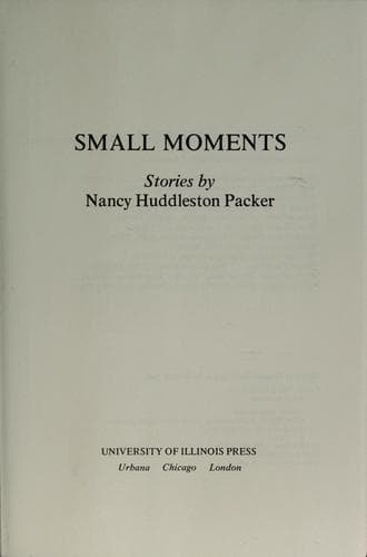Tapa de Small moments