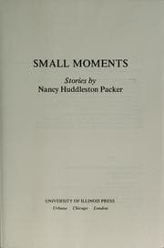 Tapa de Small moments