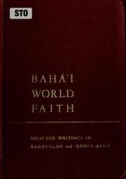Tapa de BahaÌ'iÌ world faith
