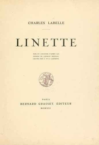 Tapa de Linette.