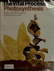 Tapa de The vital process; photosynthesis