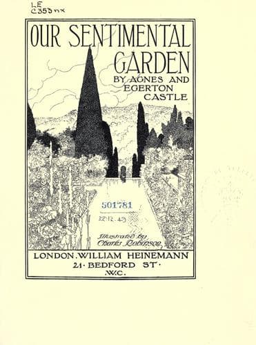 Tapa de Our sentimental garden