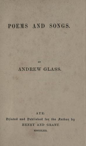 Tapa de Poems and songs