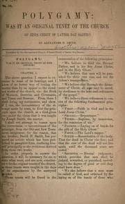 Tapa de Polygamy: was it an original tenet of the Church of Jesus Christ of Latter Day Saints?
