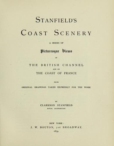Tapa de Stanfield's coast scenery