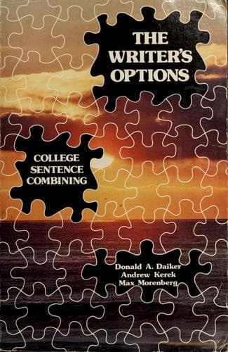 Tapa de The writer's options