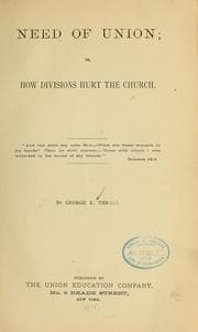 Tapa de Need of union