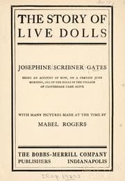 Tapa de The story of live dolls