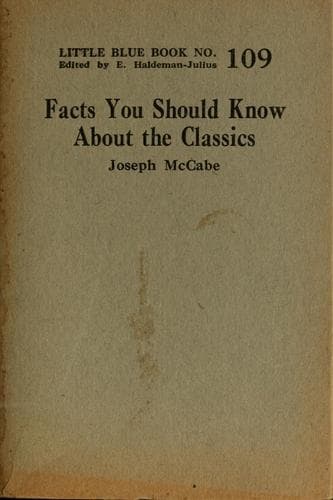 Tapa de Facts you should know about the classics