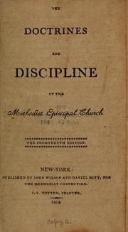 Tapa de The doctrines and discipline of the Methodist Episcopal Church