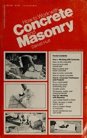 Tapa de How to work with concrete and masonry