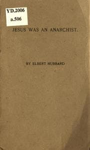 Tapa de Jesus Was An Anarchist