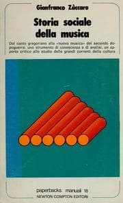 Tapa de Storia sociale della musica