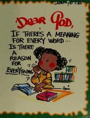 Tapa de Dear God, if there's a meaning for every word ... is there a reason for everything?