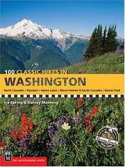 Tapa de 100 classic hikes in Washington