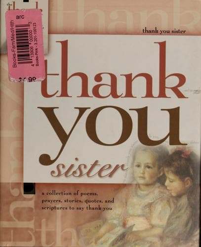 Tapa de Thank you sister