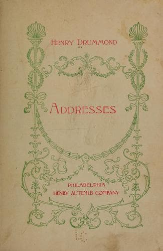 Tapa de Addresses