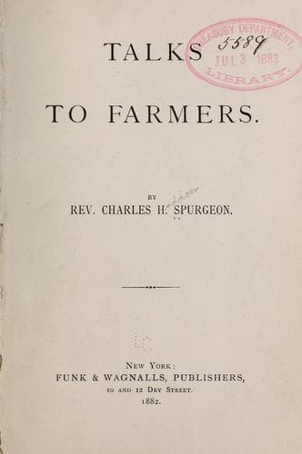 Tapa de Talks to farmers