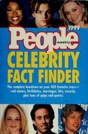 Tapa de People celebrity fact finder, 1999