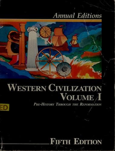 Tapa de Annual Editions Western Civilization