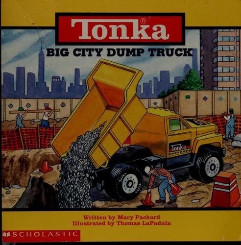 Tapa de Big city dump truck