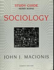 Tapa de Study guide, sociology, eighth edition [by] John J. Macionis