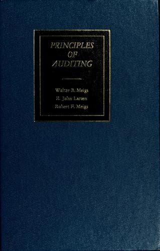 Tapa de Principles of auditing