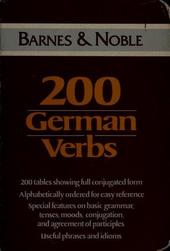 Tapa de 200 German verbs