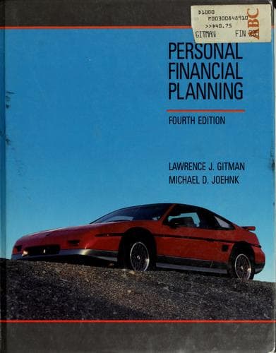 Tapa de Personal financing planning