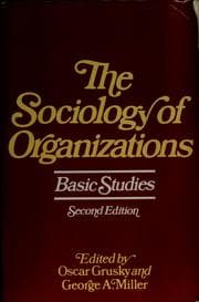 Tapa de The sociology of organizations