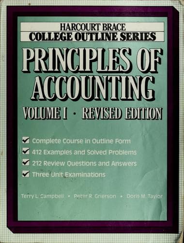 Tapa de Principles of accounting