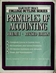 Tapa de Principles of accounting