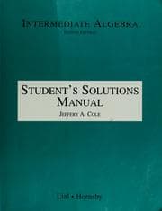 Tapa de Student's solutions manual